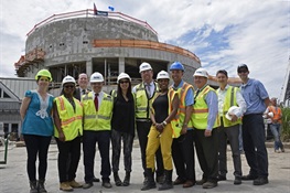 A Construction Milestone is Celebrated at WCS's New York Aquarium